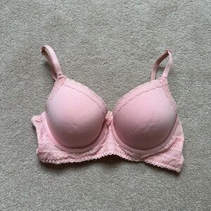 Aerie Pink Lace Bra